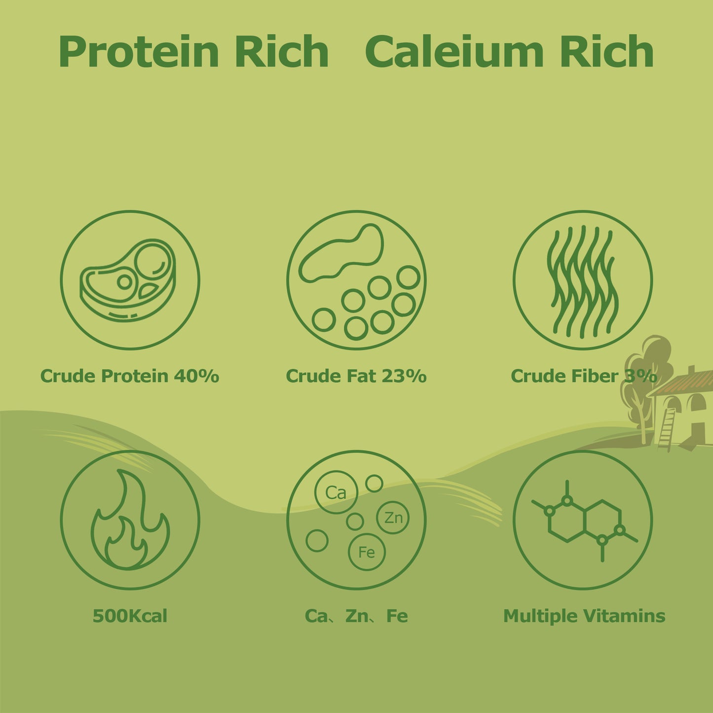 HARTOMPET Dried Black Soldier Fly Larvae, Non-GMO, Strong Egg Production and Health