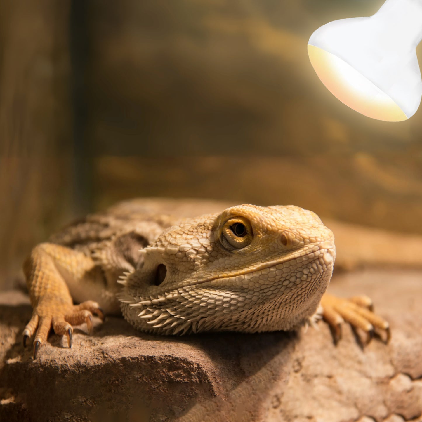 HARTOMPET E26 Reptile Heat Lamp Bulbs, UVA Basking Spot Light for Bearded Dragon, Lizard, Tortoise, Chicks, Other Reptiles & Amphibians - Simulated Natural Sunlight Terrarium Heat Lamps | 2 Pack