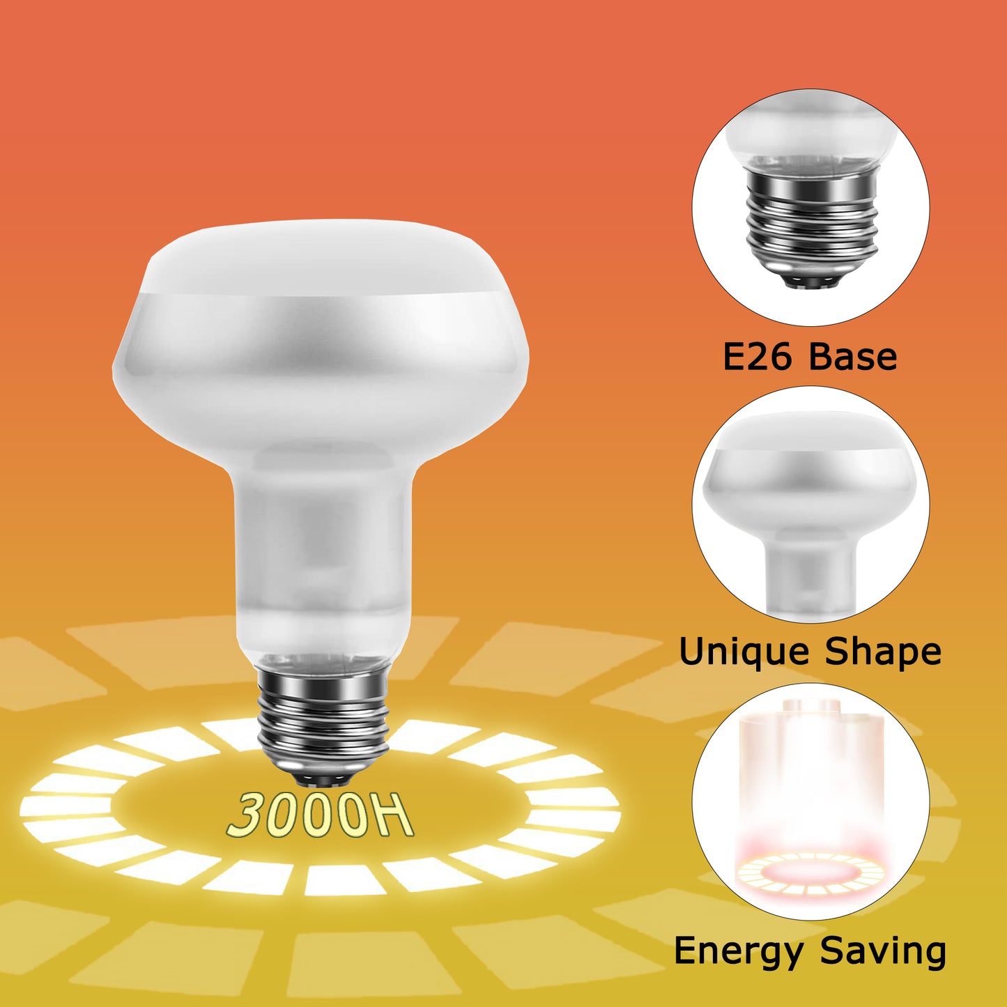 HARTOMPET Intense Basking Spot Lamp – UVA Daylight Heat Bulb for Reptiles and Amphibians, Simulates Natural Sunrise and Sunset, Ideal for Bearded Dragons, Snakes, Lizards & Chicks | 2 Pack