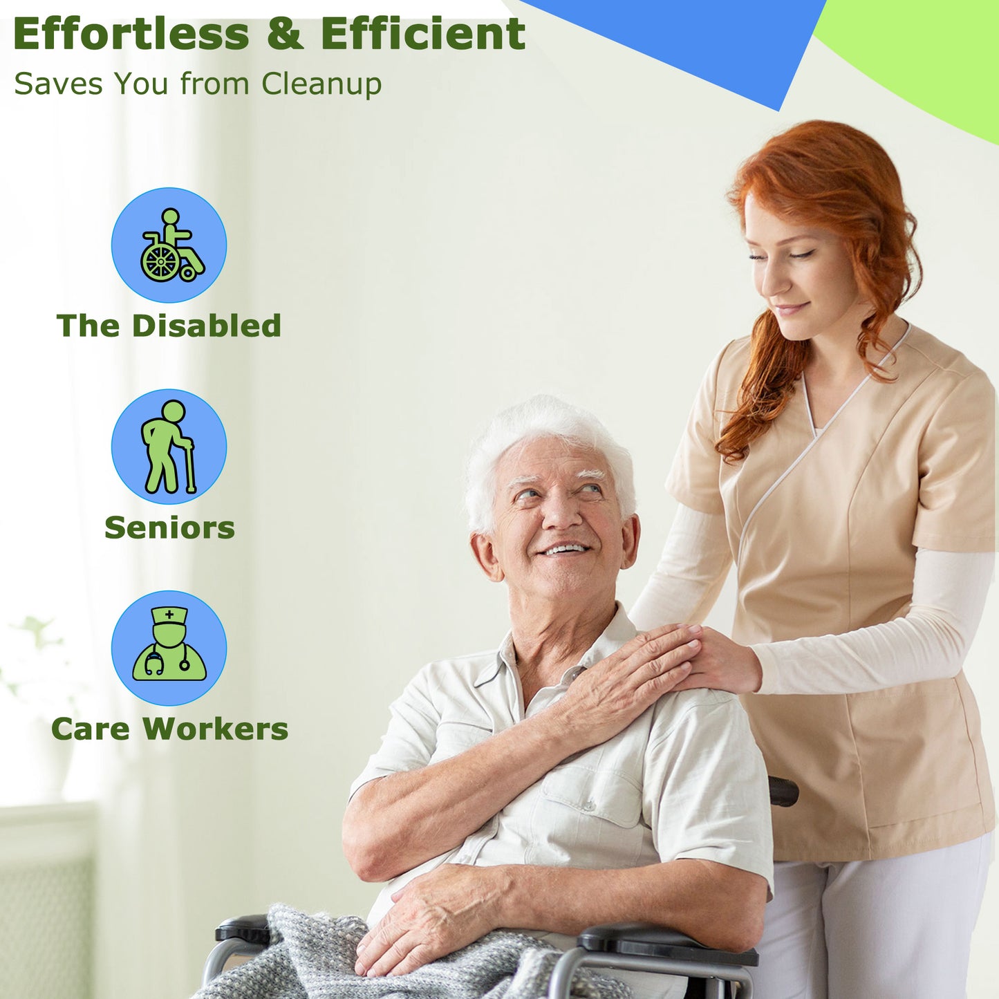 HanrayCare Commode Liners -  Disposable Bags for Commode Chairs & Bedpan, Leak-Proof & Universal Fit Portable Potty Liners – Simplify Cleanup for Seniors & Disabled