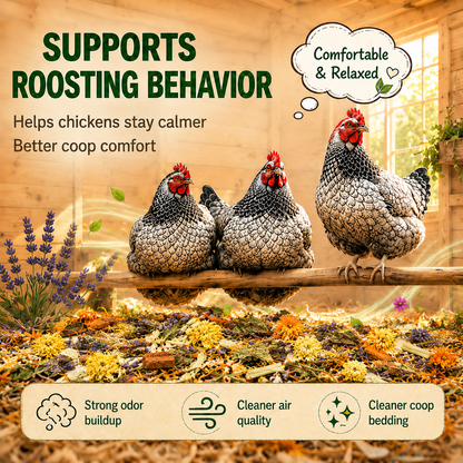 HARTOMPET Chicken Nesting Herbs, Aromatic Botanical Blend for Chicken Coop, Nesting Boxes, Coop Bedding, Dust Bath, Odor Control, Freshness&Coop Refresher, Poultry Enrichment for Backyard Hens